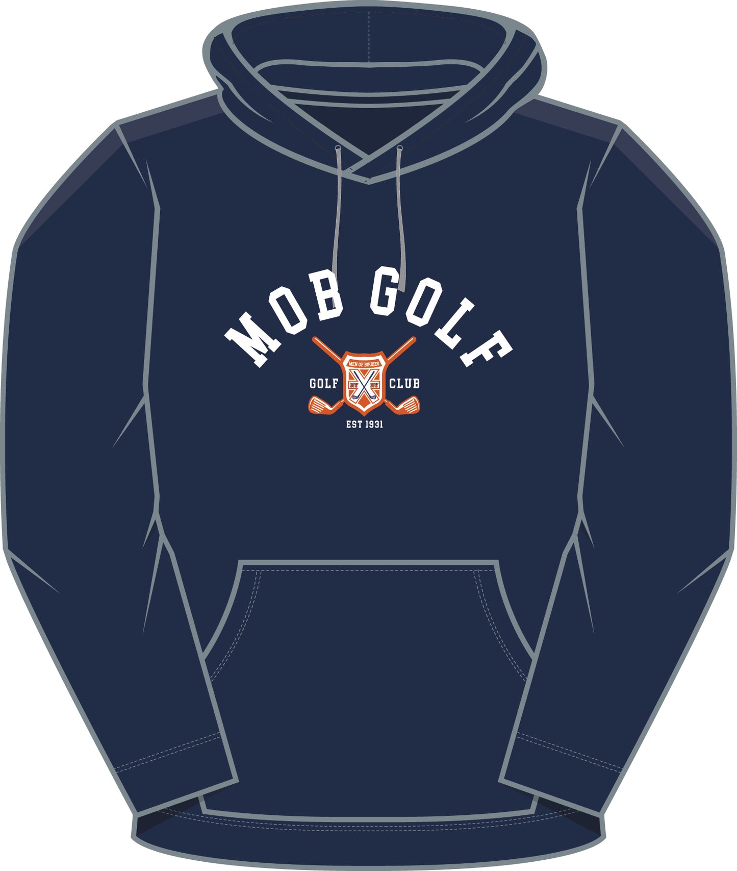 MOB Golf NY/NY Navy Hoodie