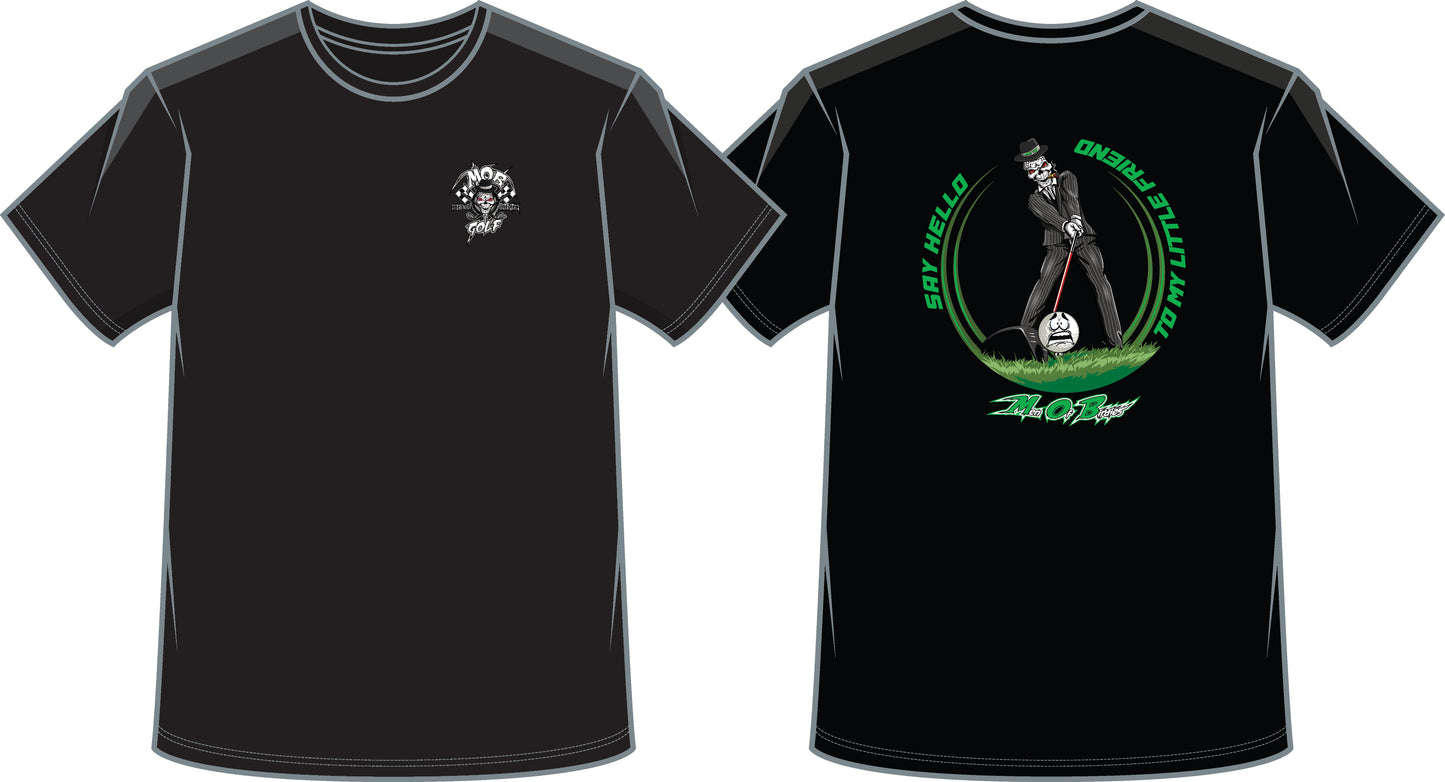 Say Hello To My Little Friend Black Tee