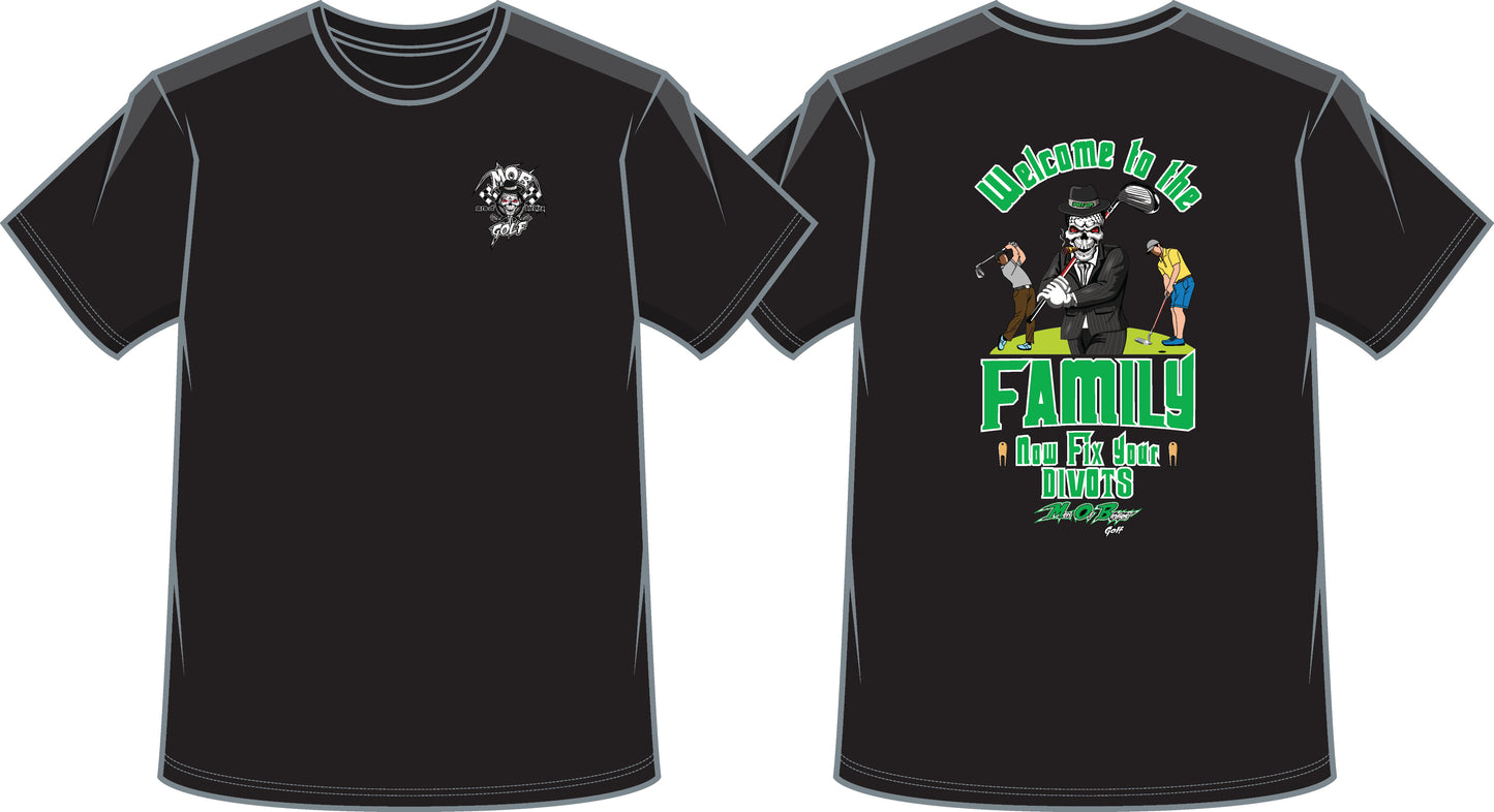 Welcome To The Family Black Tee