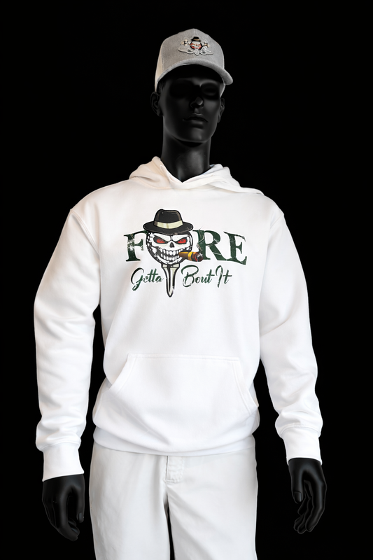 Fore Get About It White Hoodie