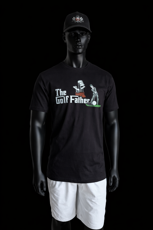 Golf Father Black Tee