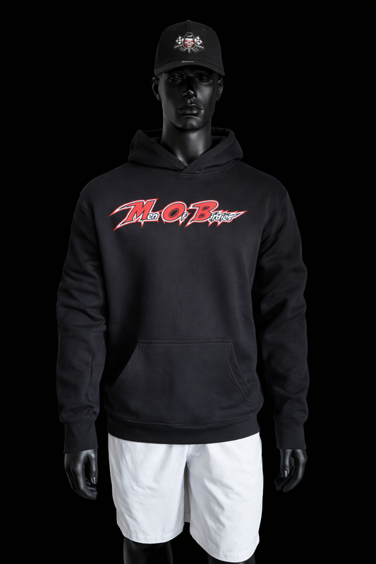 MOB Golf Logo/Full Front Black Hoodie