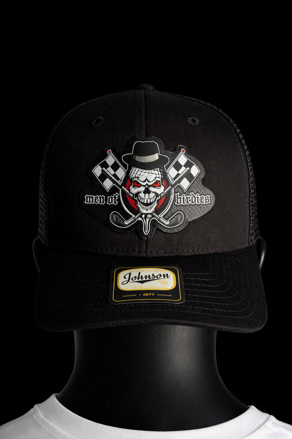 Logo Patch Trucker Cap Black/Blach