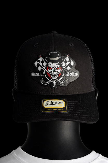 Logo Patch Trucker Cap Black/Blach