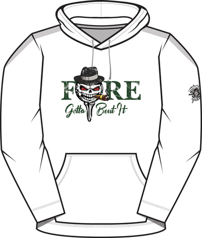 Fore Get About It White Hoodie