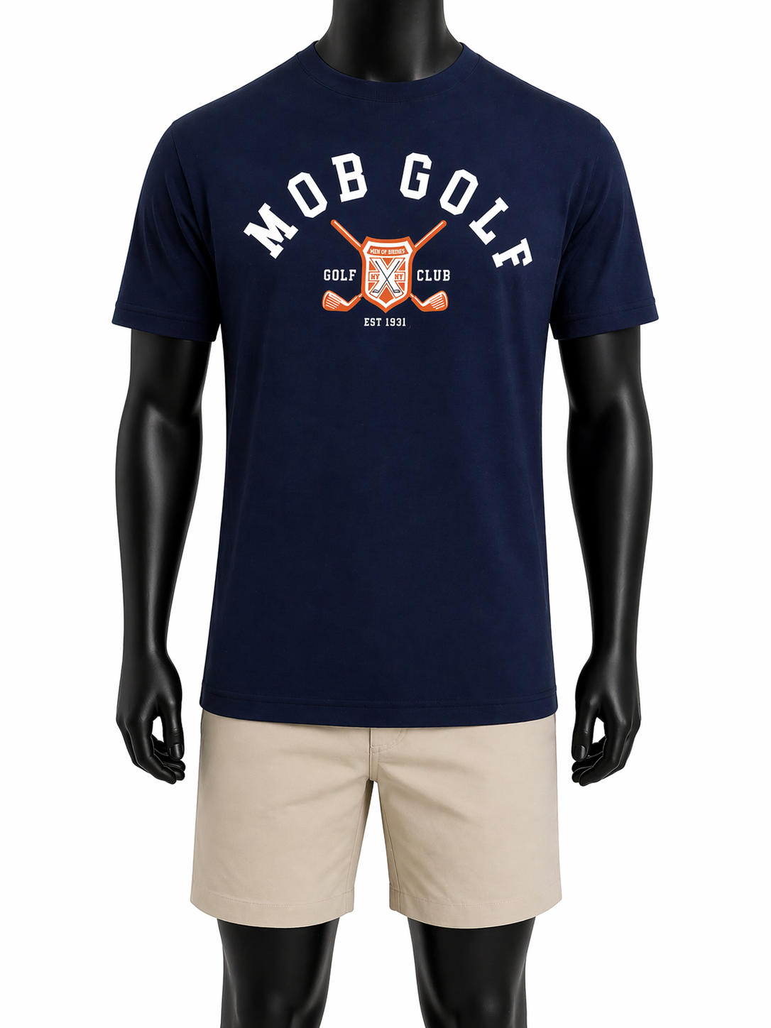 Mob Golf Club NY/NY Navy Tee