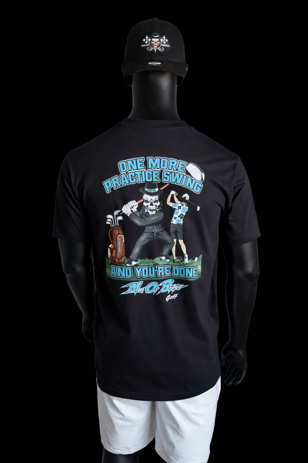 One More Practice Swing Black Tee