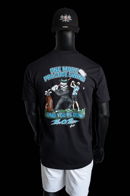One More Practice Swing Black Tee