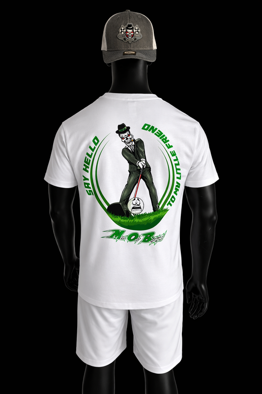 Say Hello To My Little Friend White Tee