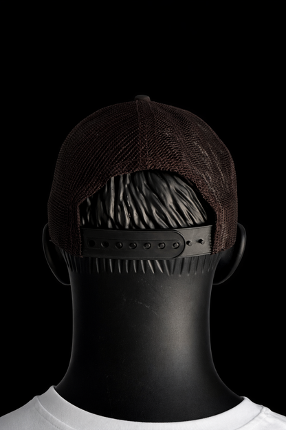 Logo Patch Trucker Cap Black/Blach